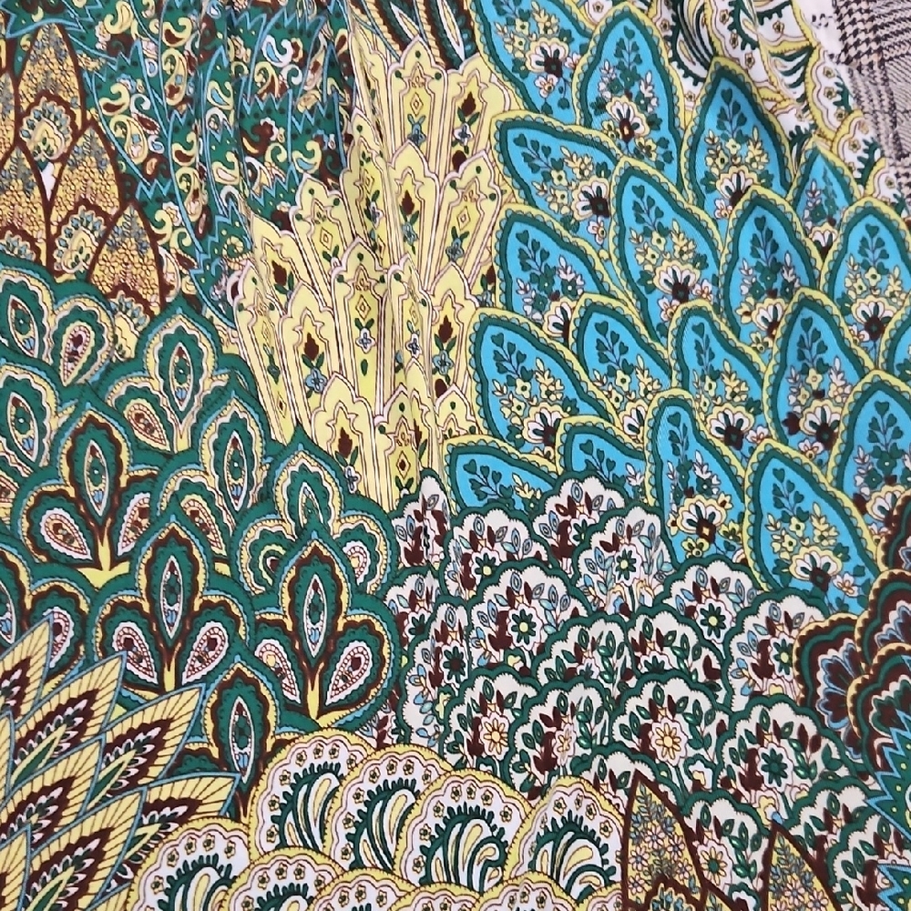 Multicolor Patterned Maxi Dress - Picture 4 of 7